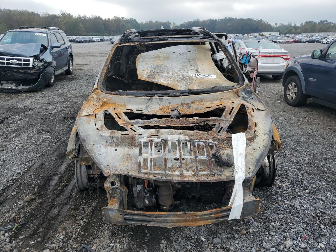 2016 KIA Sorento VIN 5XYPKDA54GG075508 Copart auction photo, burn damage thumbnail 5