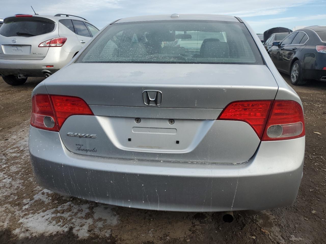 2008 Honda Civic VIN 1HGFA16928L021737 Copart auction photo, front end / minor dent/scratches damage thumbnail 6