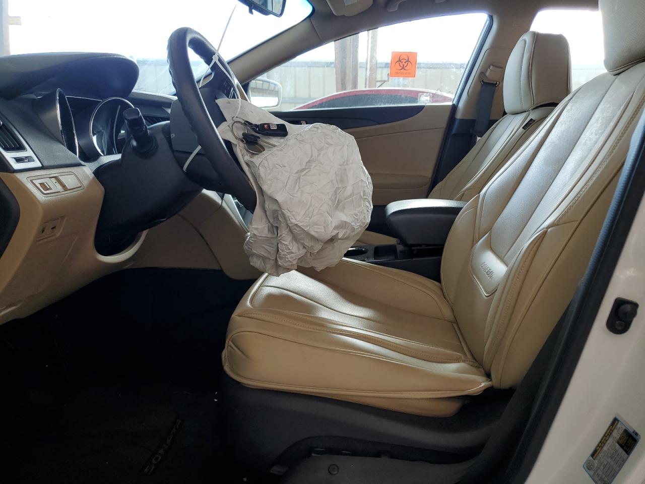 2014 Hyundai Sonata VIN 5NPEB4AC1EH836278 Copart auction photo, front end damage thumbnail 7