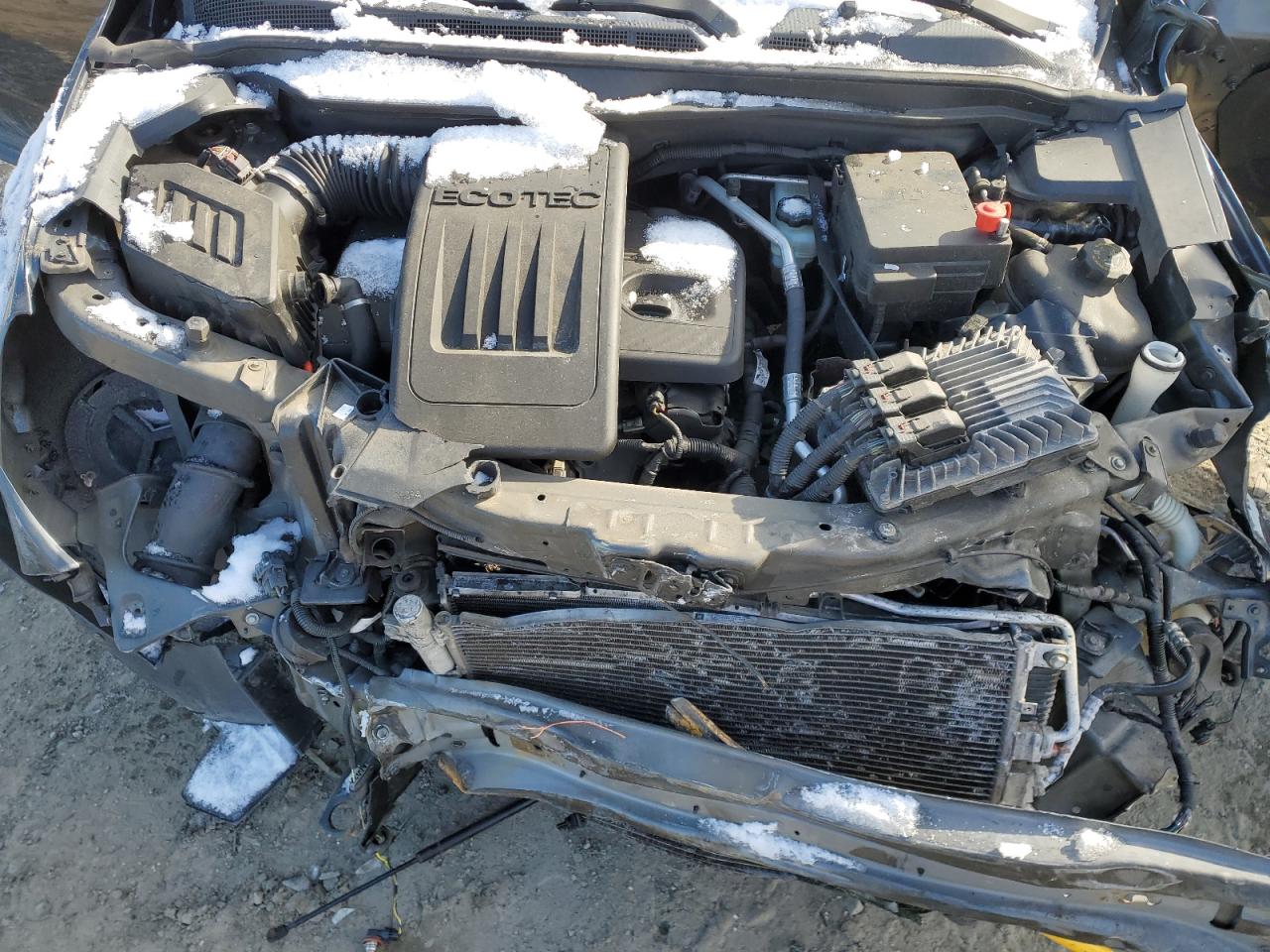 2013 Chevrolet Equinox VIN 2GNALDEK5D1245116 Copart auction photo, front end / side damage thumbnail 14
