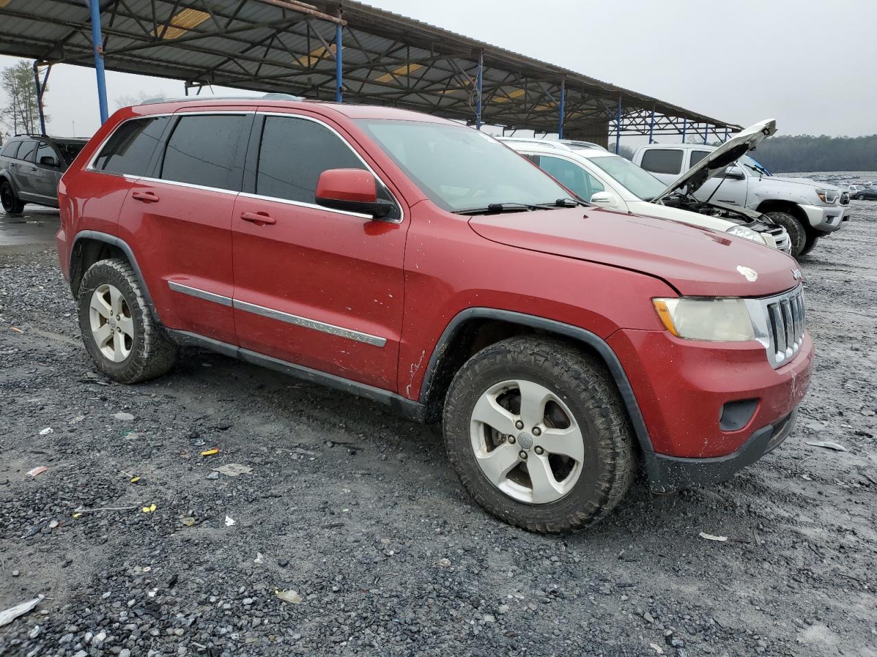 2011 Jeep Grand Cherokee VIN 1J4RR4GT1BC542031 Copart auction photo, front end damage thumbnail 4