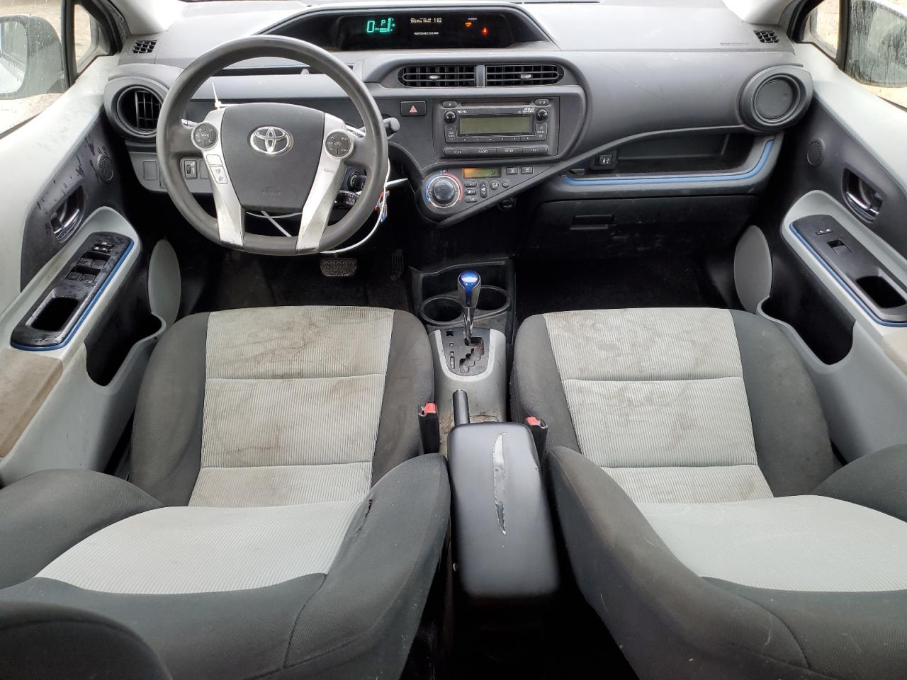 2013 Toyota Prius VIN JTDKDTB37D1539558 Copart auction photo, front end damage thumbnail 8