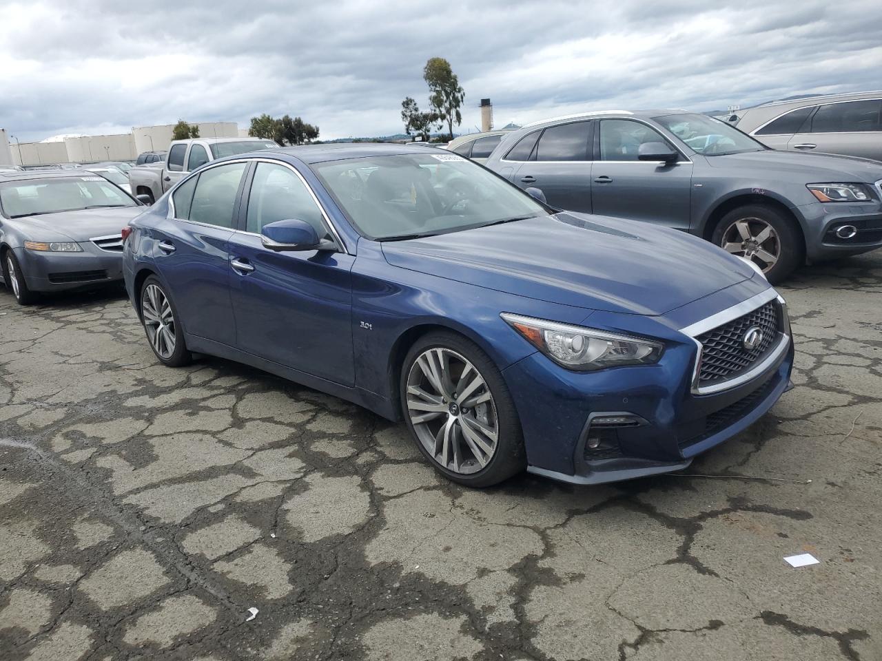 2019 Infiniti Q50 VIN JN1EV7AP9KM515945 Copart auction photo, water/flood damage thumbnail 4