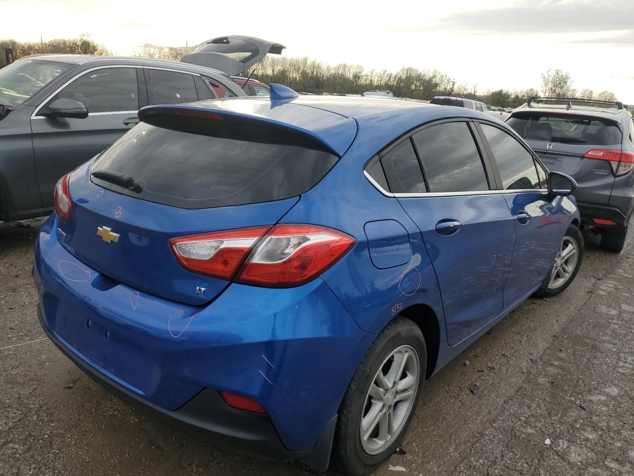2017 Chevrolet Cruze VIN 3G1BE6SM4HS591041 Copart auction photo, front end / minor dent/scratches damage thumbnail 3