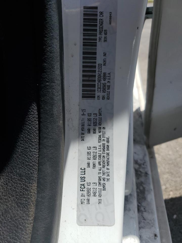 2016 Chrysler 200 VIN 1C3CCCAB3GN121533 Copart auction photo, front end damage thumbnail 14