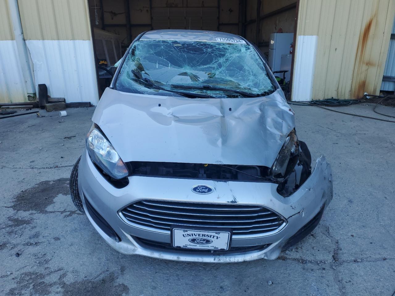 2019 Ford Fiesta VIN 3FADP4EJ5KM161049 Copart auction photo, all over damage thumbnail 5
