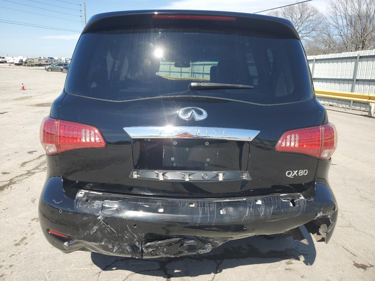 2015 Infiniti QX80 VIN JN8AZ2NF5F9570099 Copart auction photo, front end damage thumbnail 6