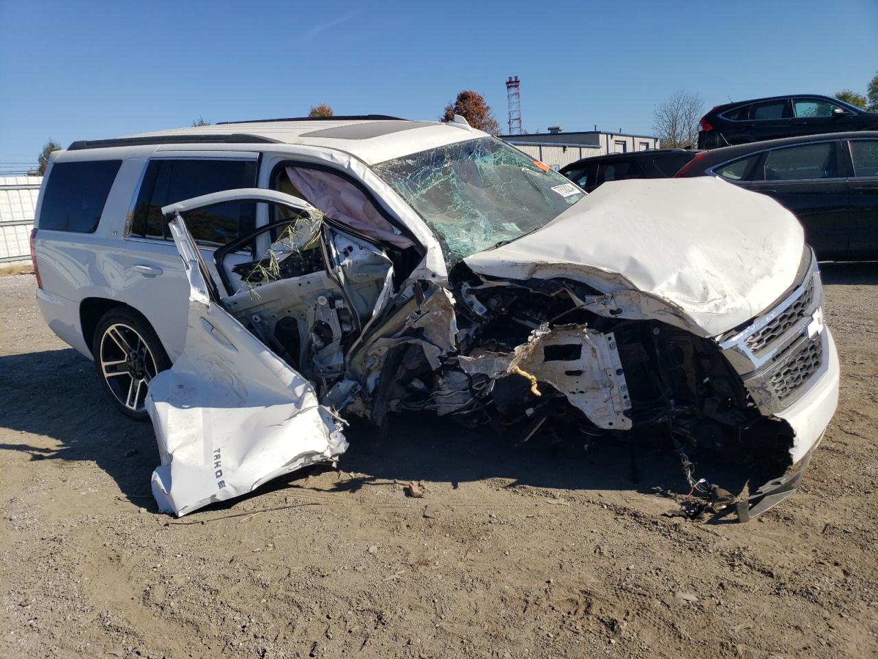 2018 Chevrolet Tahoe VIN 1GNSKBKC3JR304420 Copart auction photo, all over / undercarriage damage thumbnail 4