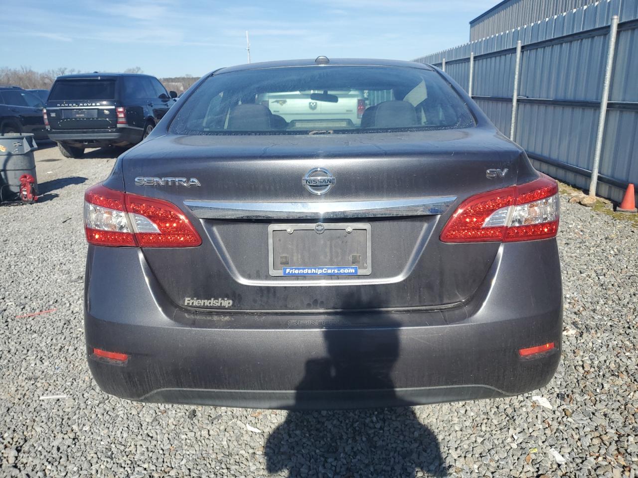 2015 Nissan Sentra VIN 3N1AB7AP9FY213078 Copart auction photo, front end damage thumbnail 6