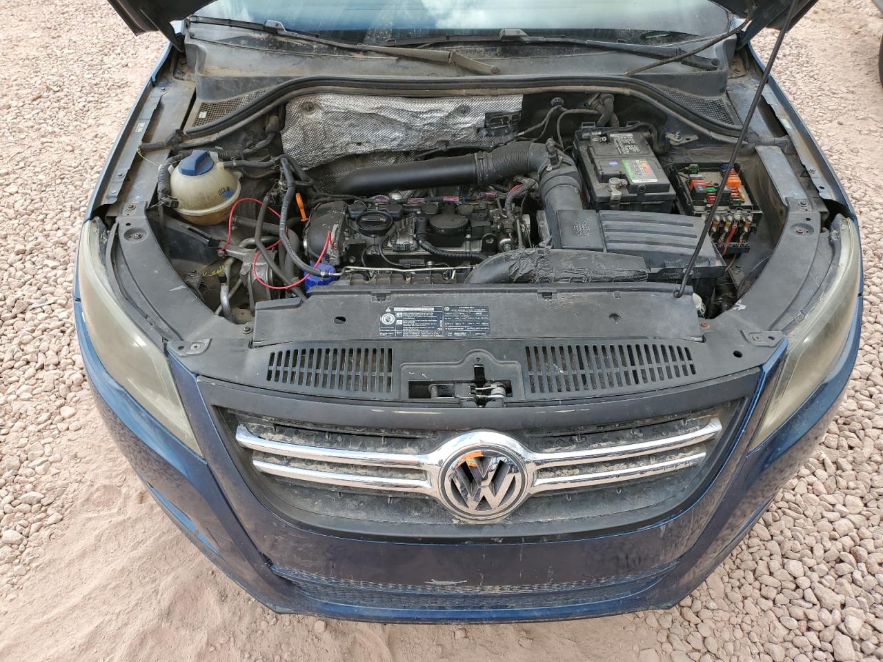 2009 Volkswagen Tiguan VIN WVGAV75N69W000822 Copart auction photo, vandalism / front end damage thumbnail 12