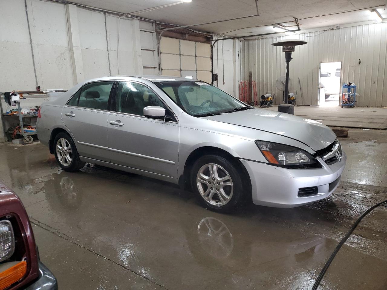 2006 Honda Accord VIN 1HGCM56306A169343 Copart auction photo, front end / side damage thumbnail 4