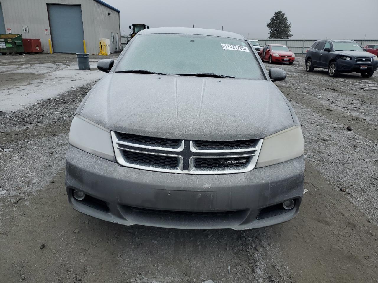 2012 Dodge Avenger VIN 1C3CDZEG7CN185719 Copart auction photo, rear end / side damage thumbnail 5