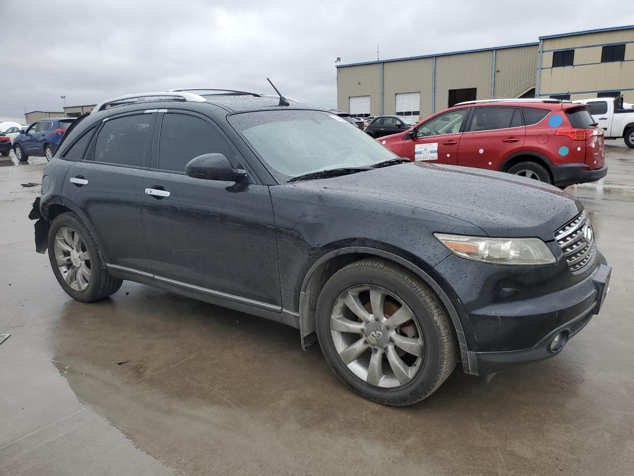 2005 Infiniti FX VIN JNRAS08U85X105518 Copart auction photo, rear end damage thumbnail 4