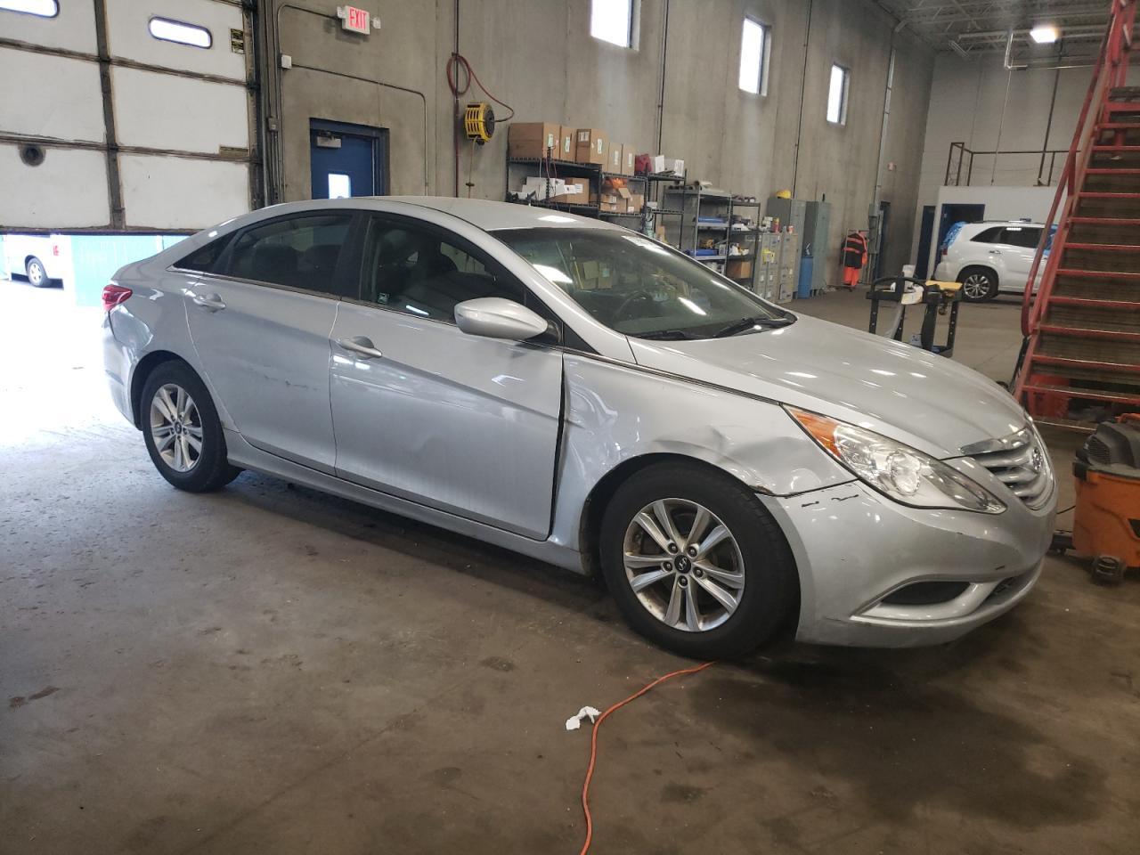 2011 Hyundai Sonata VIN 5NPEB4AC7BH025712 Copart auction photo, front end / all over damage thumbnail 4