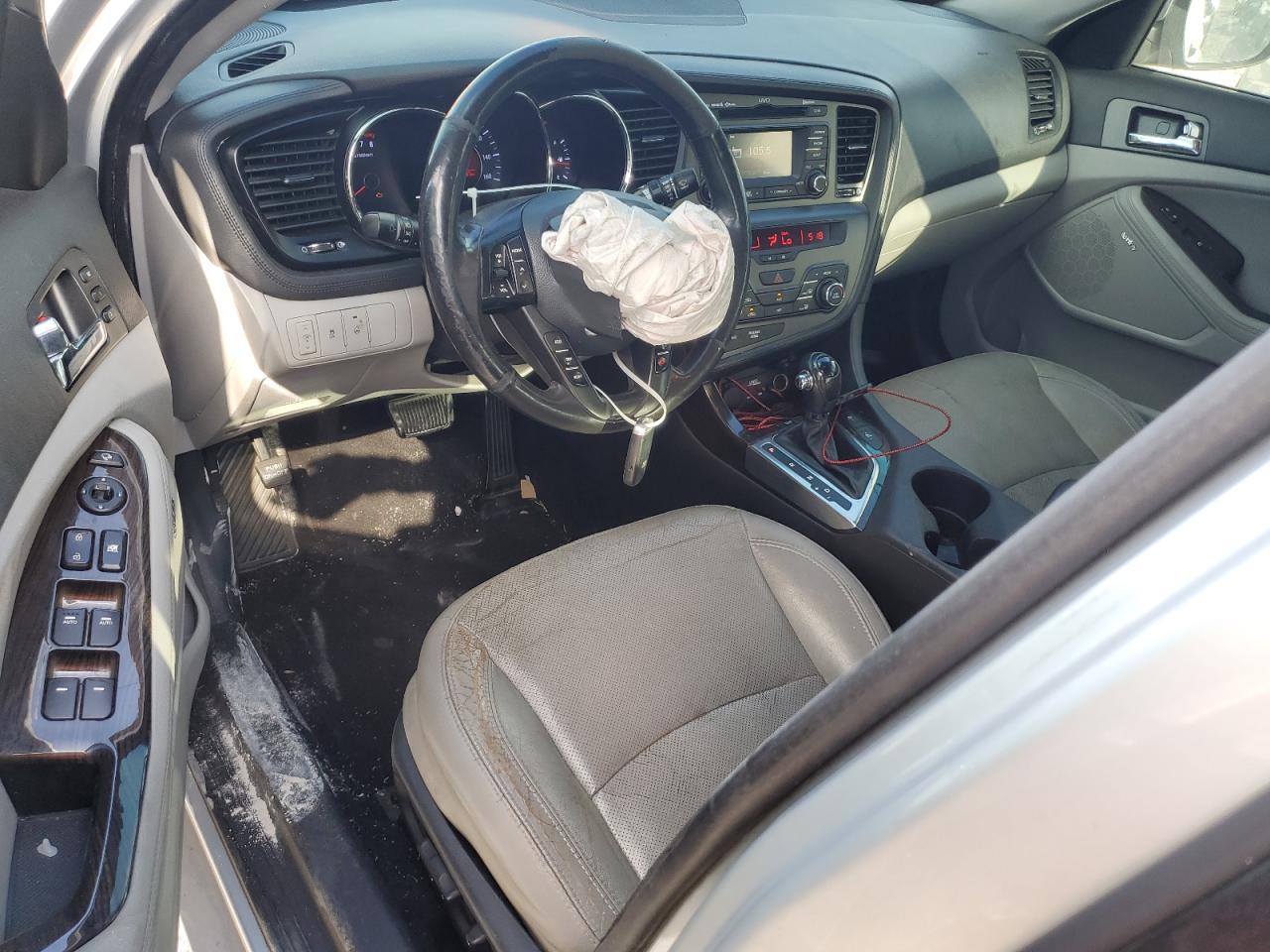 2013 KIA Optima VIN 5XXGN4A72DG159318 Copart auction photo, front end / side damage thumbnail 8
