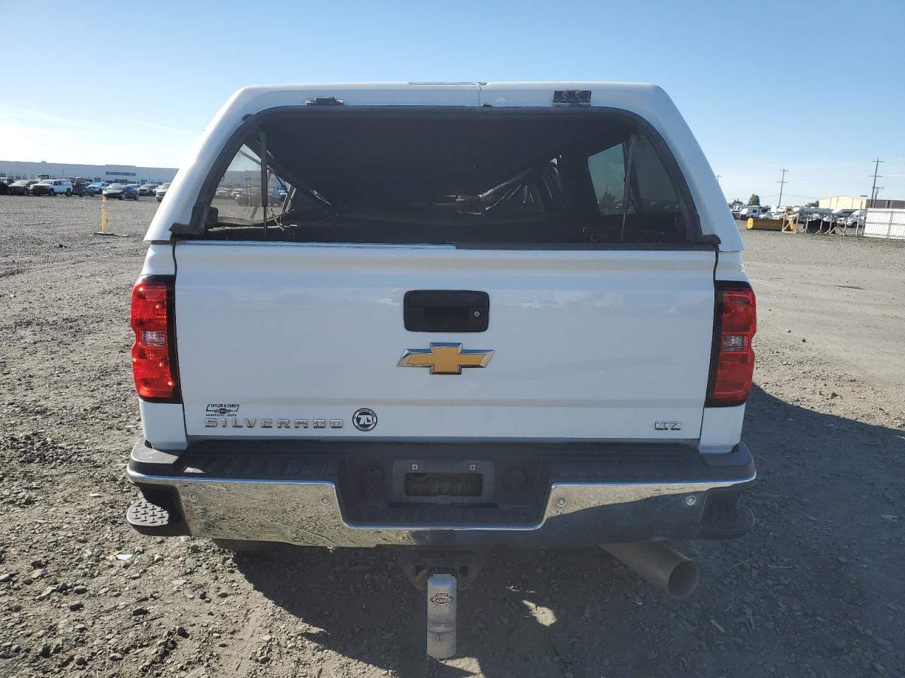 2018 Chevrolet Silverado VIN 1GC1KWEY9JF248570 Copart auction photo, top/roof damage thumbnail 6
