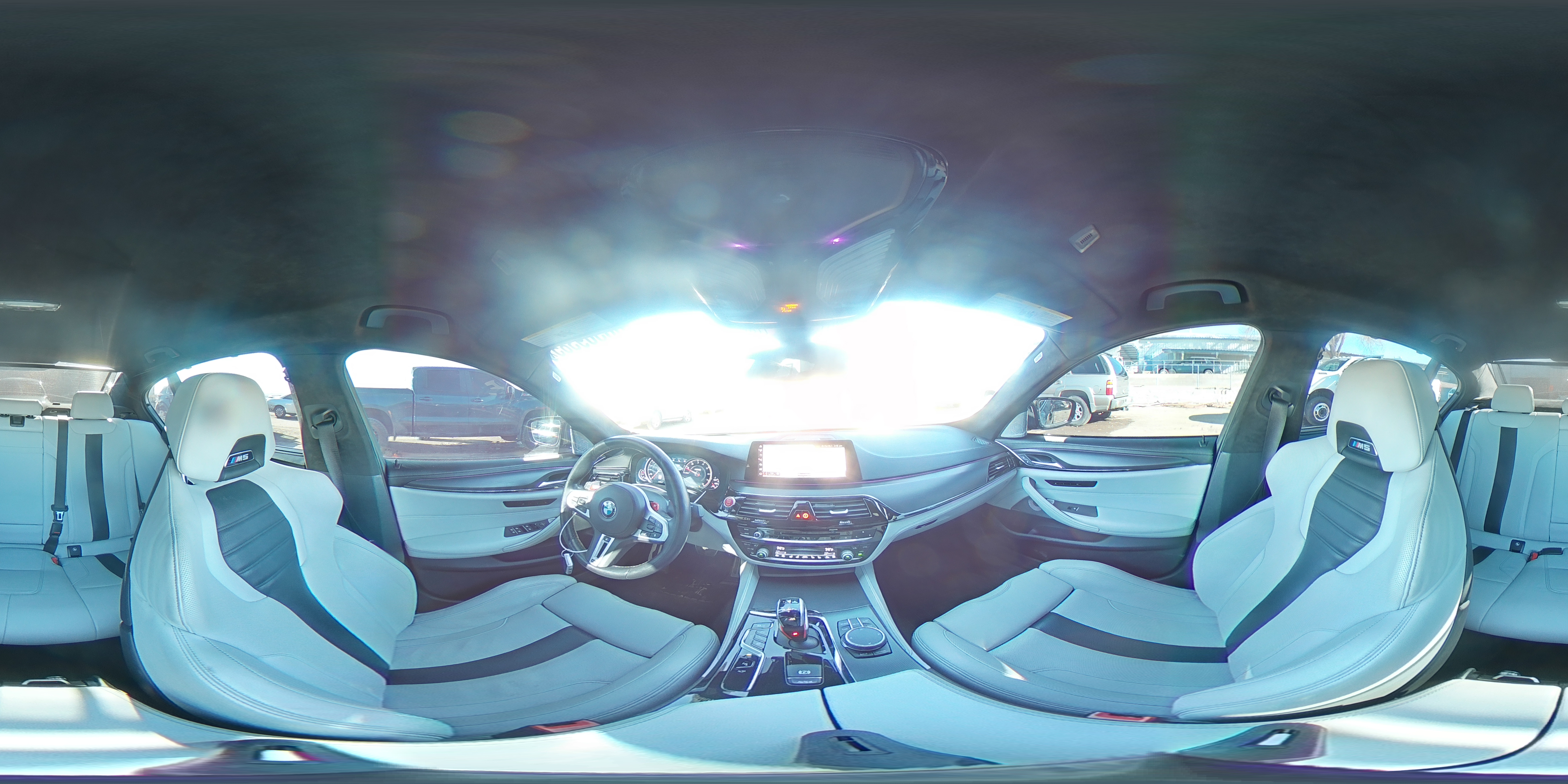 2019 BMW M5 VIN WBSJF0C59KB285517 Copart auction photo, side / front end damage thumbnail 15