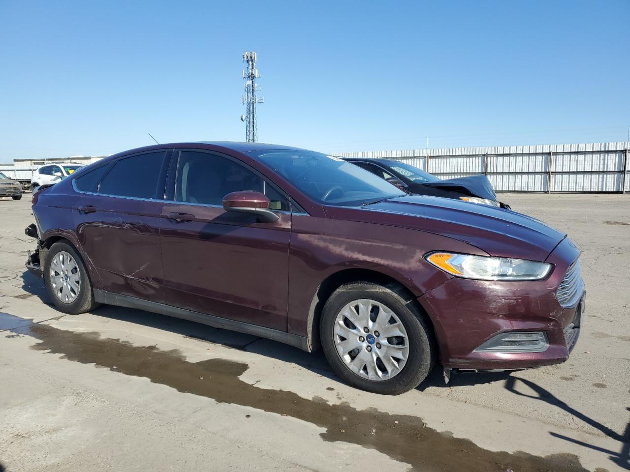 2013 Ford Fusion VIN 3FA6P0G76DR272265 Copart auction photo, rear end / side damage thumbnail 4