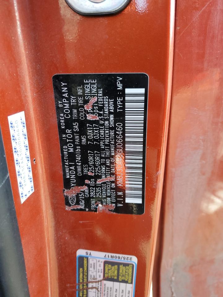 2016 Hyundai Tucson VIN KM8J3CA43GU066460 Copart auction photo, front end damage thumbnail 12