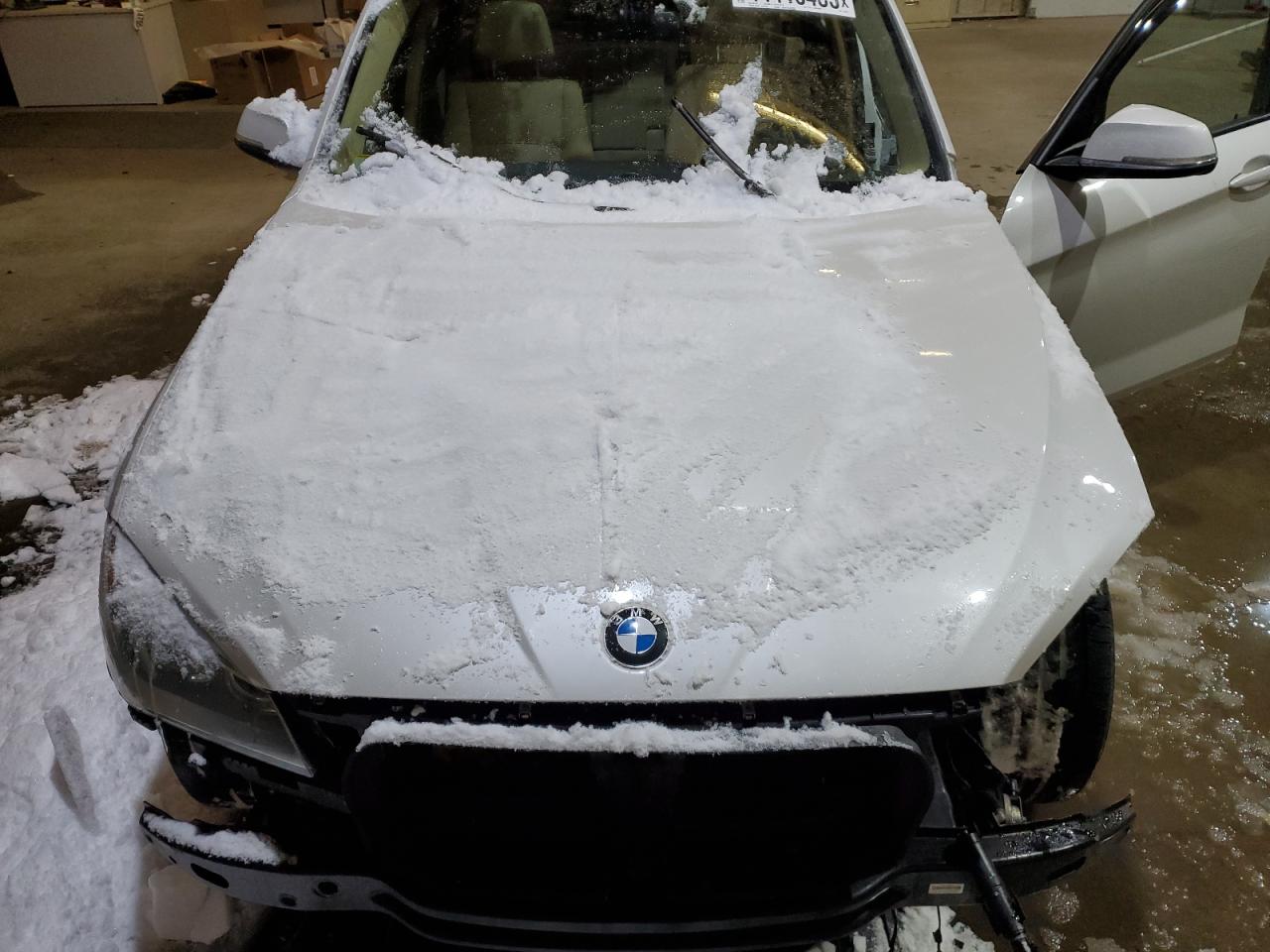 2014 BMW X1 VIN WBAVL1C50EVY22282 Copart auction photo, front end / side damage thumbnail 12