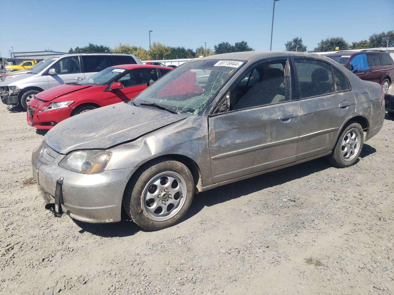 2003 Honda Civic VIN 1HGES155X3L004698