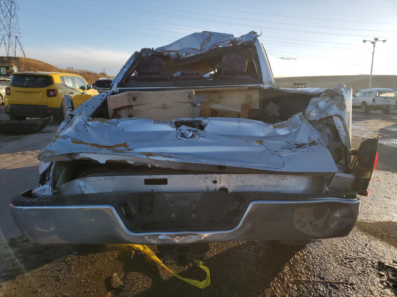2011 Dodge RAM VIN 1D7RV1CT4BS539674 Copart auction photo, rollover damage thumbnail 6