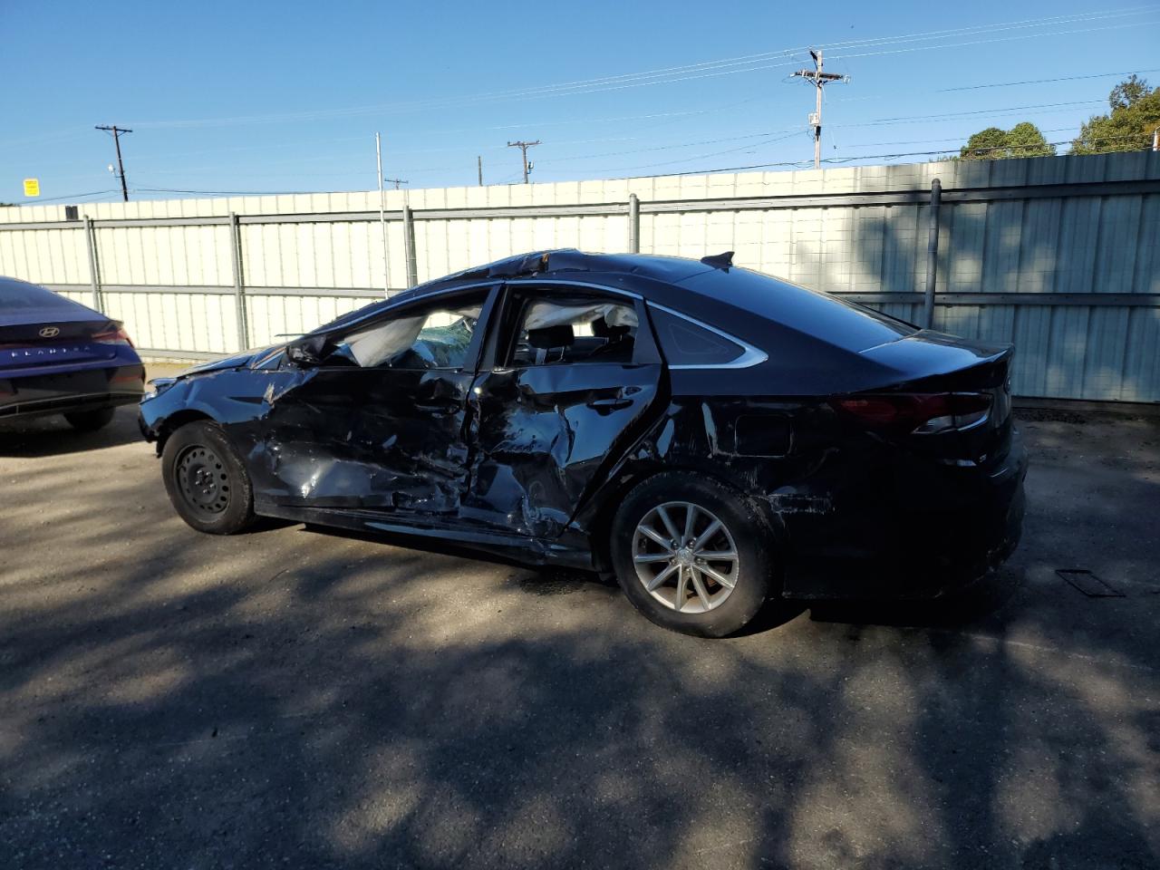 2019 Hyundai Sonata VIN 5NPE24AF6KH791845 Copart auction photo, all over damage thumbnail 2