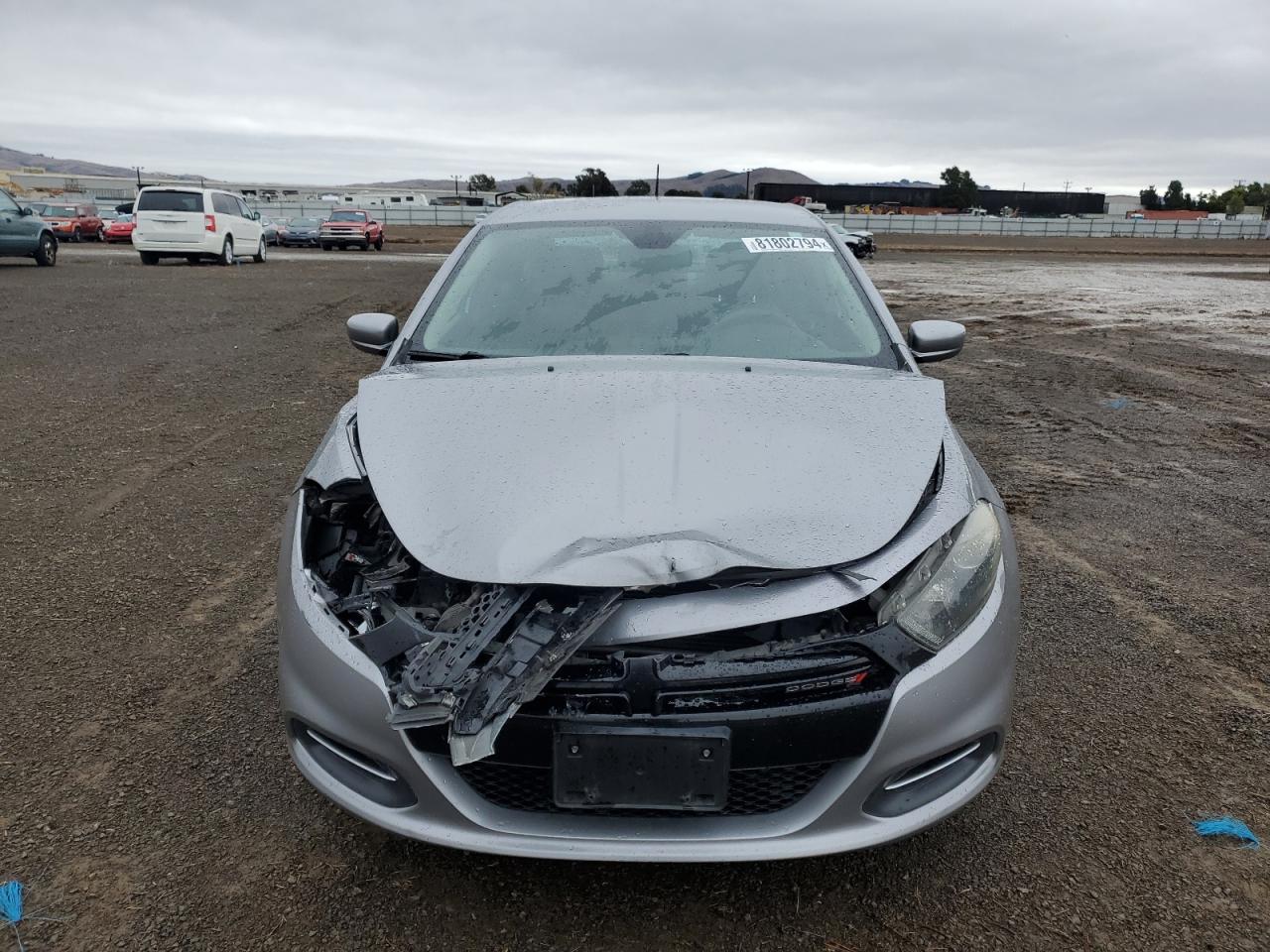 2015 Dodge Dart VIN 1C3CDFAA8FD352549 Copart auction photo, front end / rear end damage thumbnail 5