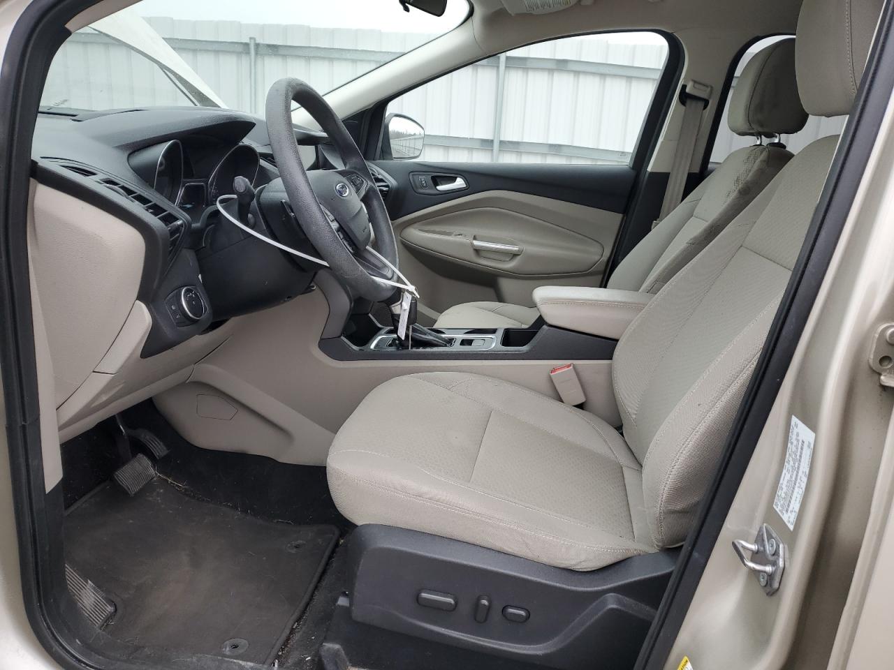 2017 Ford Escape VIN 1FMCU0GD6HUD44572 Copart auction photo, front end / side damage thumbnail 7