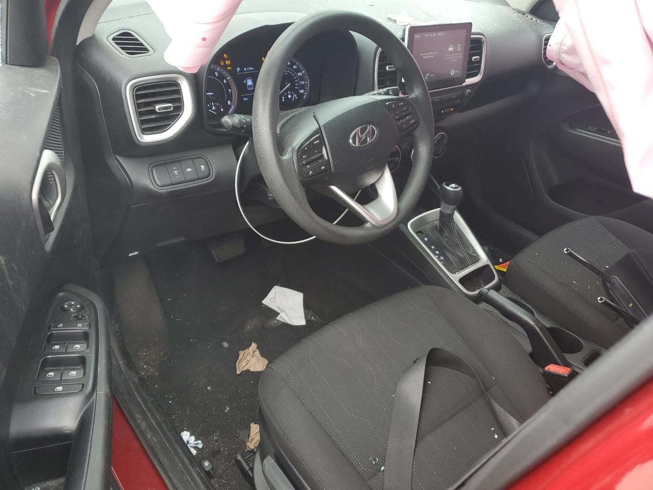 2021 Hyundai Venue VIN KMHRB8A34MU100394 Copart auction photo, all over damage thumbnail 8