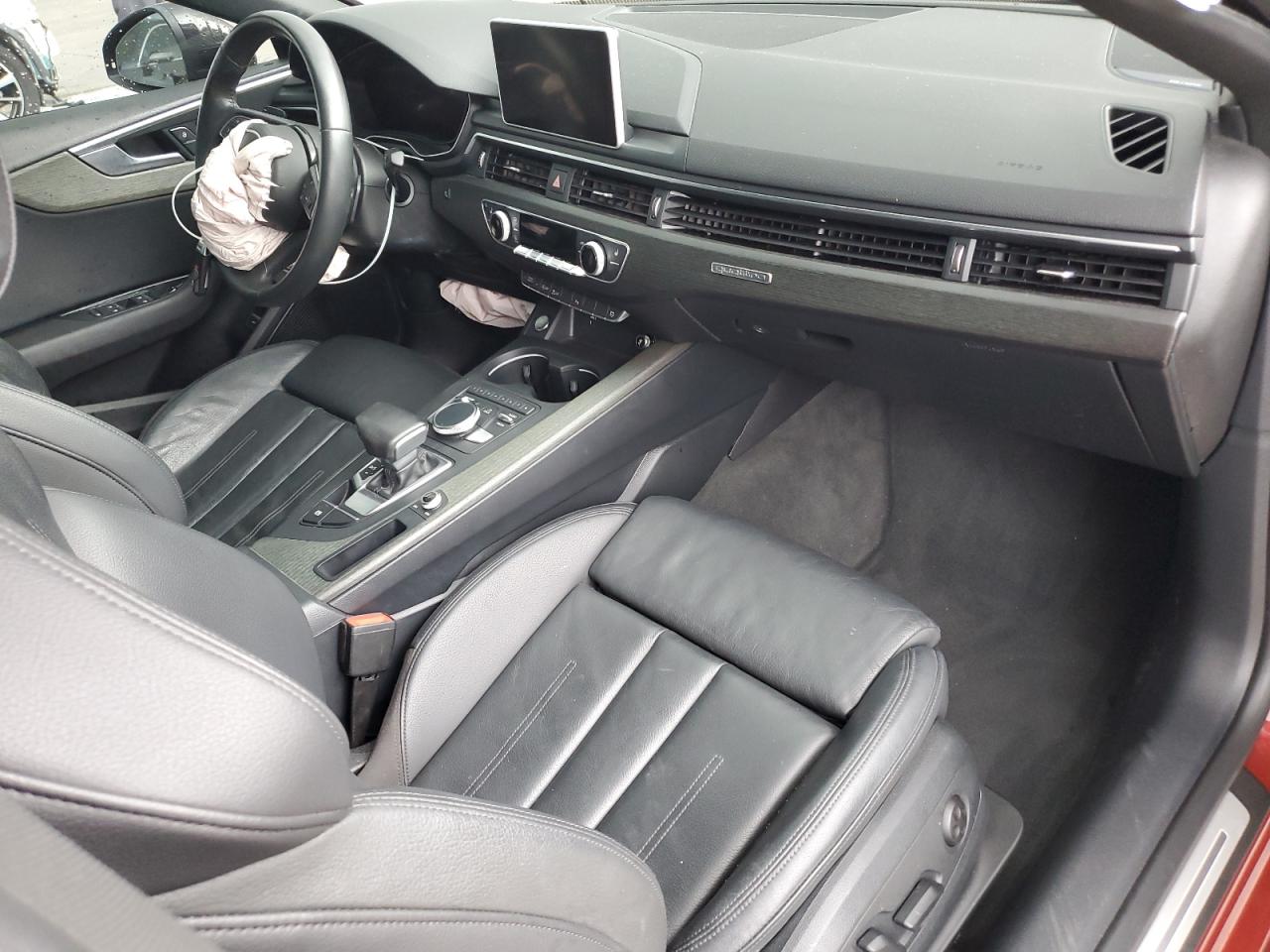 2018 Audi A5 VIN WAUENCF51JA122287 Copart auction photo, front end / rear end damage thumbnail 8