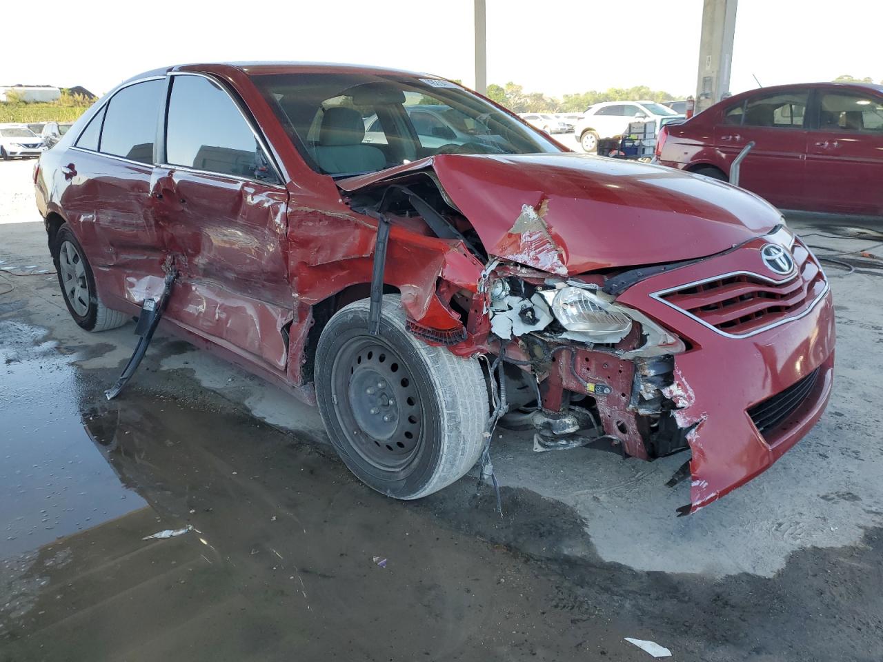 2010 Toyota Camry VIN 4T4BF3EK8AR006997 Copart auction photo, front end / all over damage thumbnail 4