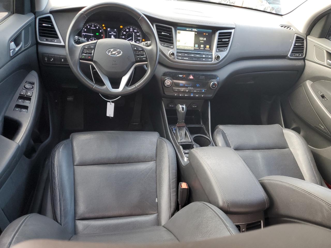 2017 Hyundai Tucson VIN KM8J3CA42HU365343 Copart auction photo, rear end damage thumbnail 8