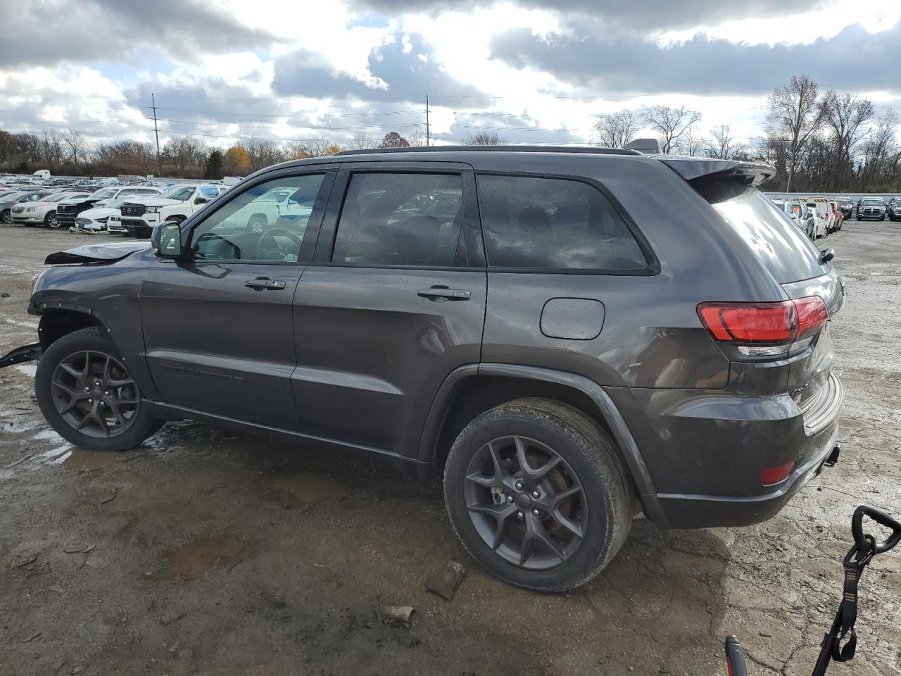 2021 Jeep Grand Cherokee VIN 1C4RJFBG2MC630995 Copart auction photo, front end / side damage thumbnail 2