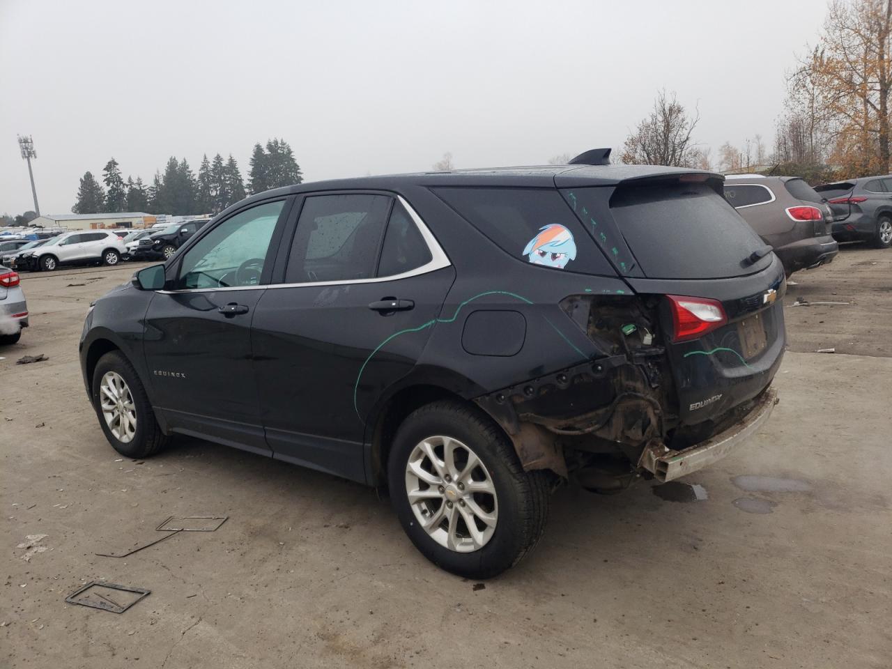 2018 Chevrolet Equinox VIN 2GNAXSEV3J6214755 Copart auction photo, rear end damage thumbnail 2