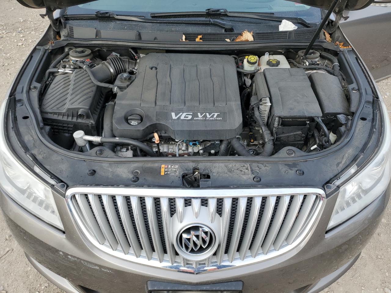 2012 Buick LaCrosse VIN 1G4GJ5E37CF208644 Copart auction photo, rear end / side damage thumbnail 11