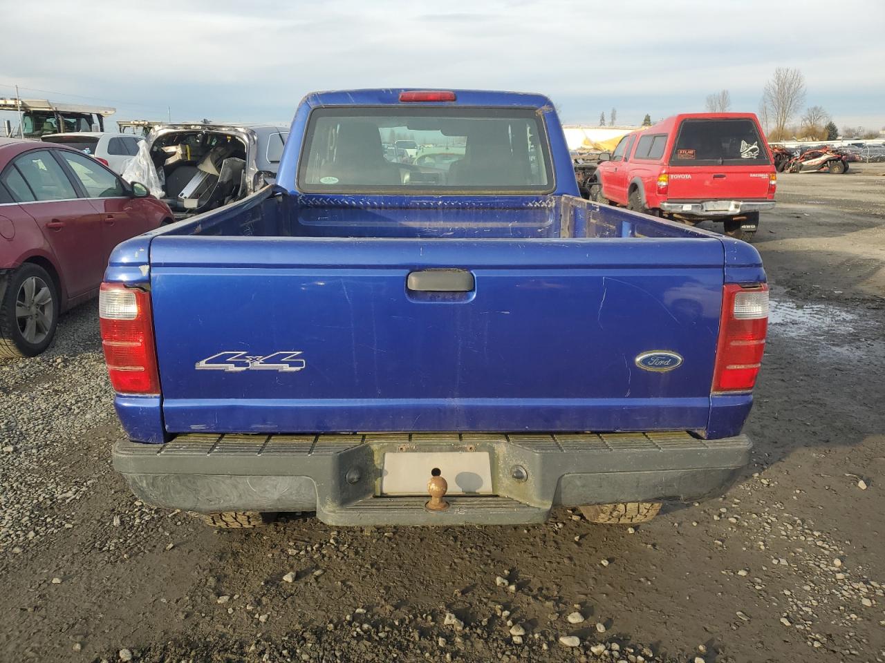 2005 Ford Ranger VIN 1FTYR15E05PA02512 Copart auction photo, rollover damage thumbnail 6