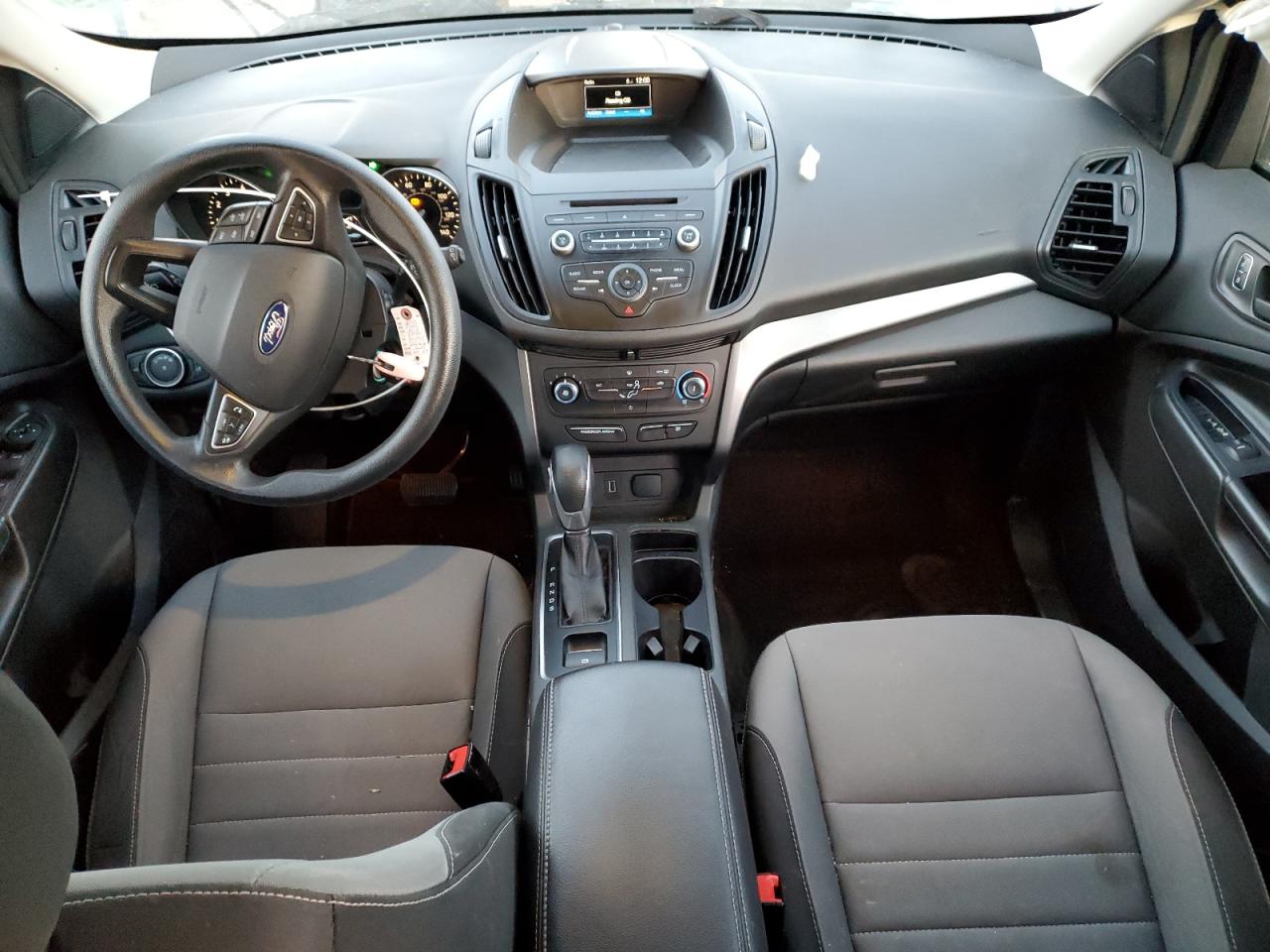 2017 Ford Escape VIN 1FMCU0F78HUF01353 Copart auction photo, side / front end damage thumbnail 8