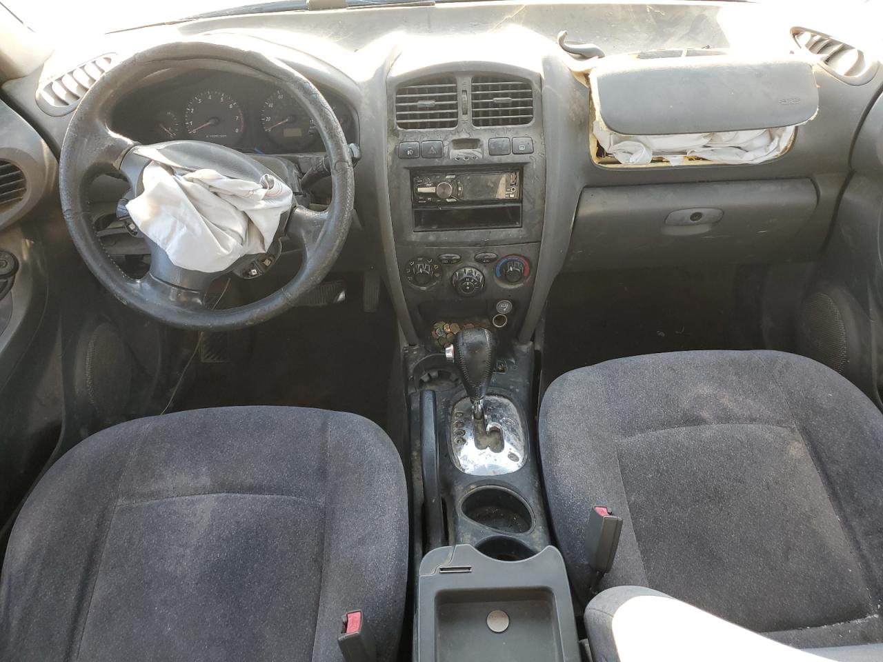 2004 Hyundai Santa Fe VIN KM8SC13E84U788632 Copart auction photo, front end damage thumbnail 8