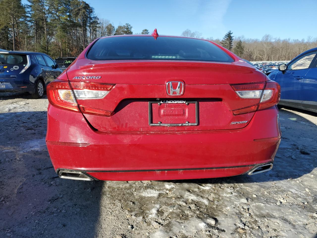 2020 Honda Accord VIN 1HGCV1F32LA060173 Copart auction photo, front end / undercarriage damage thumbnail 6