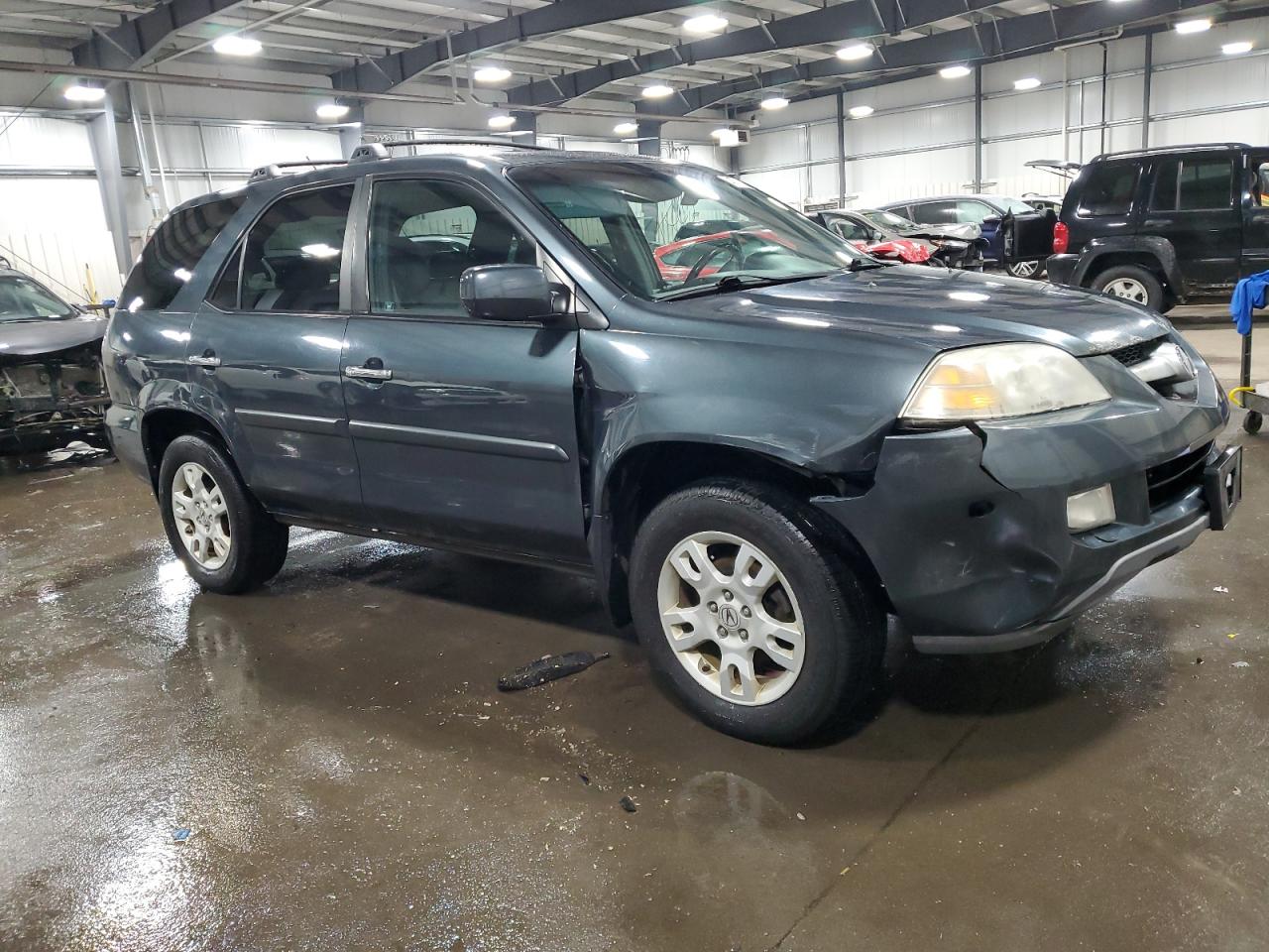 2004 Acura MDX VIN 2HNYD18634H535695 Copart auction photo, front end damage thumbnail 4