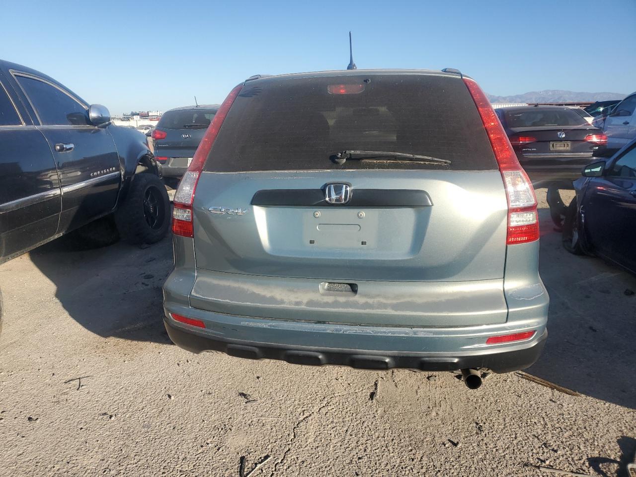 2010 Honda CR-V VIN 5J6RE3H3XAL048091 Copart auction photo, front end / frame damage damage thumbnail 6