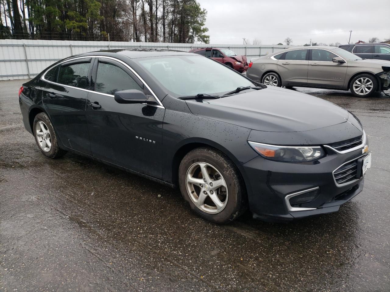 2018 Chevrolet Malibu VIN 1G1ZB5ST3JF282146 Copart auction photo, side / rear end damage thumbnail 4
