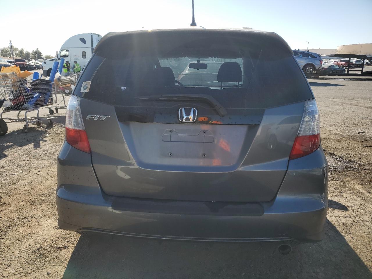 2013 Honda Fit VIN JHMGE8H54DC011813 Copart auction photo, front end damage thumbnail 6