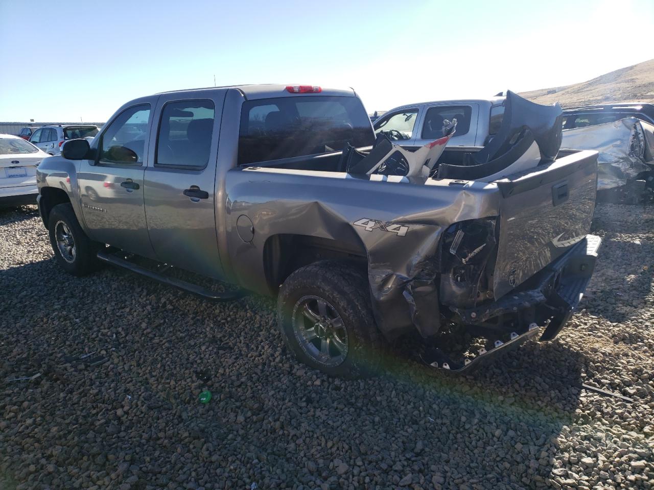 2009 Chevrolet Silverado VIN 3GCEK23339G220694 Copart auction photo, rear end damage thumbnail 2