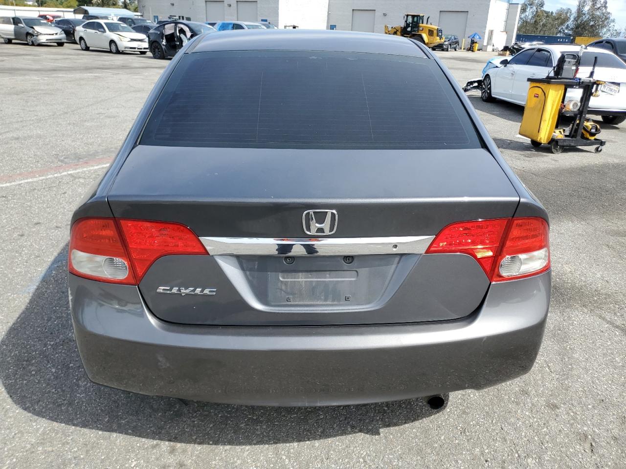 2011 Honda Civic VIN 2HGFA1F55BH532196 Copart auction photo, rear end damage thumbnail 6
