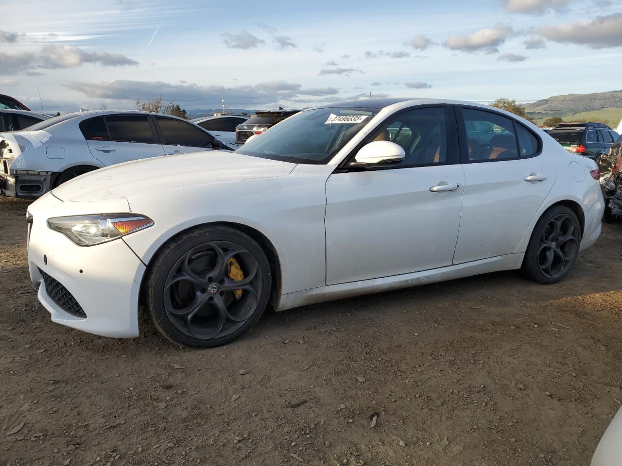 2018 Alfa Romeo Giulia VIN ZARFAECN7J7573259