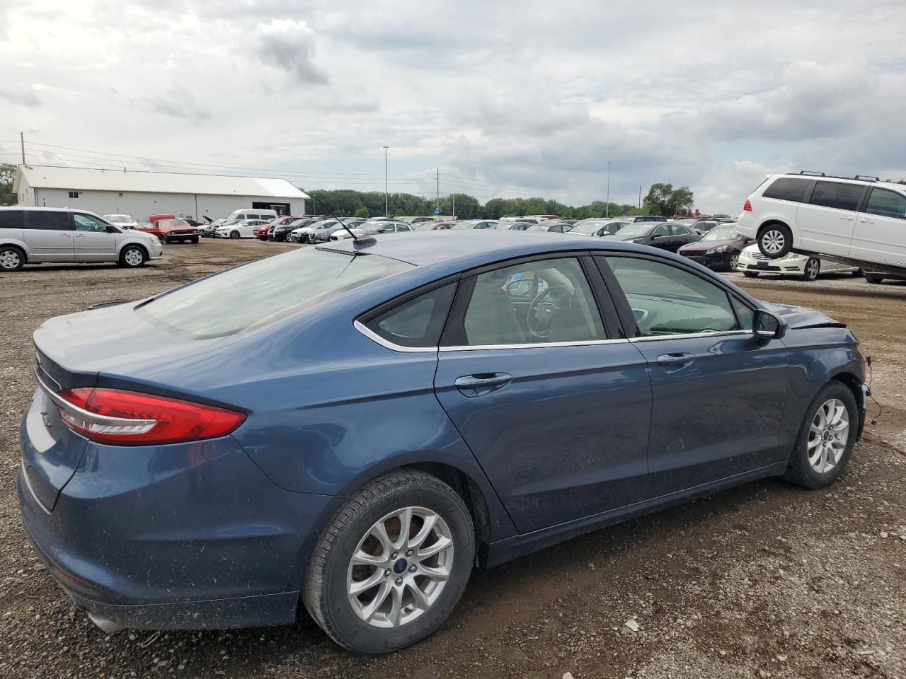 2018 Ford Fusion VIN 3FA6P0G71JR218156 Copart auction photo, front end damage thumbnail 3