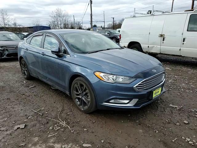 2018 Ford Fusion VIN 3FA6P0HD3JR265595 Copart auction photo, side / rear end damage thumbnail 11