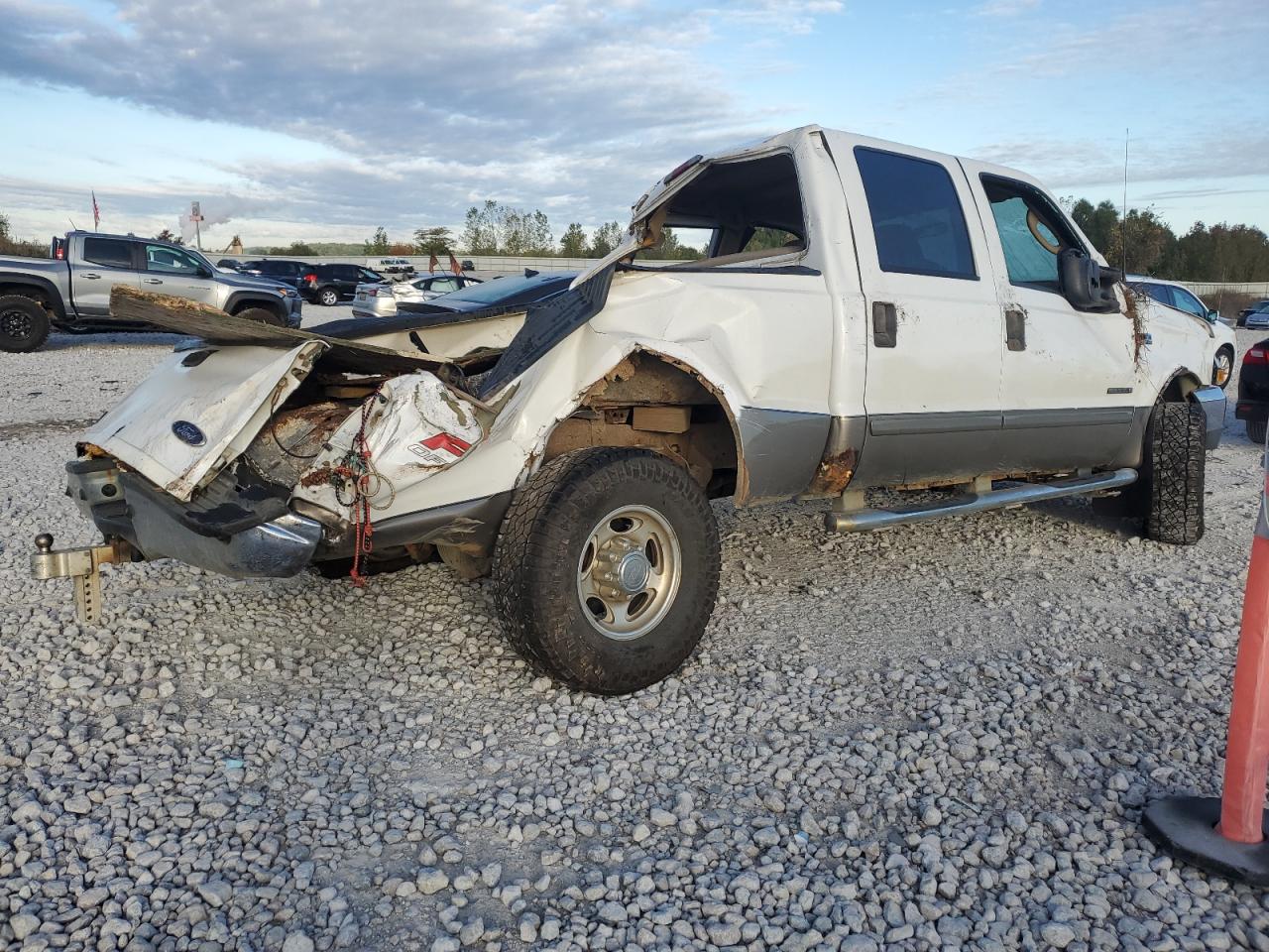 2003 Ford F250 VIN 1FTNW21FX3EA03675 Copart auction photo, all over damage thumbnail 3